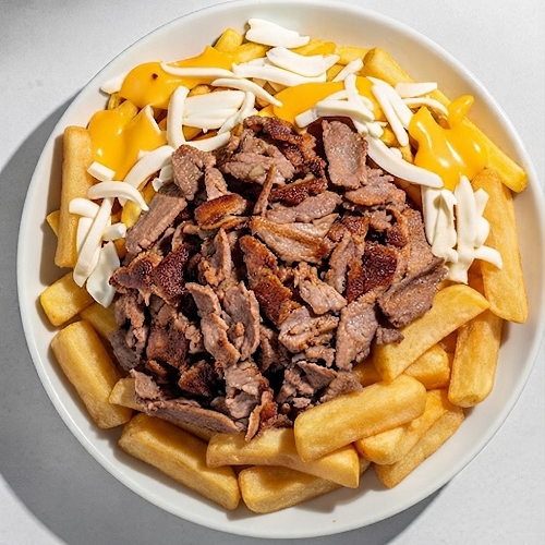Chips, Cheese & Donner Meat 