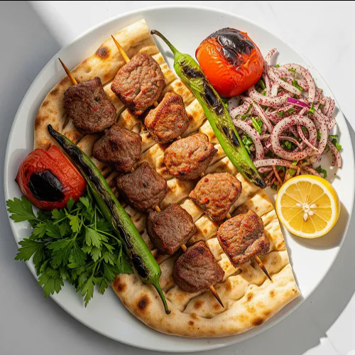 Shish Kebab (on Pitta Bread) 