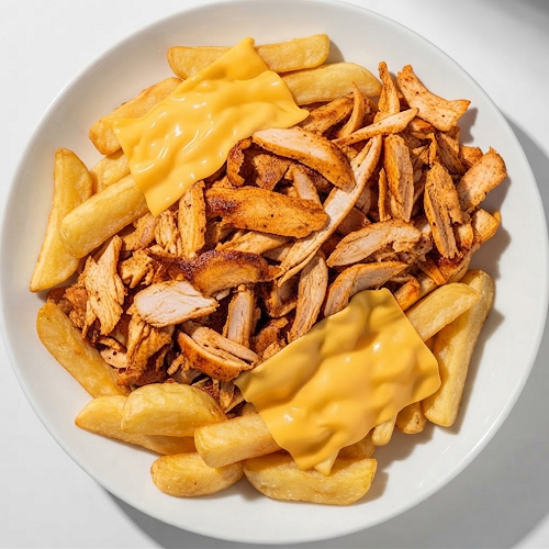 Chips, Cheese & Chicken Shawarma 