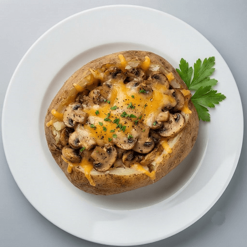 Baked Potato With Mushroom 