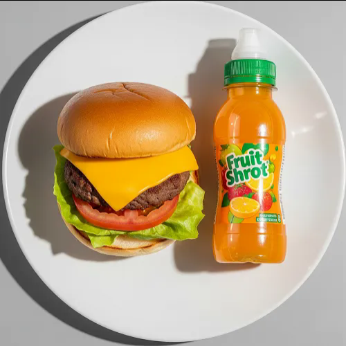 Kids Cheese Burger Meal 