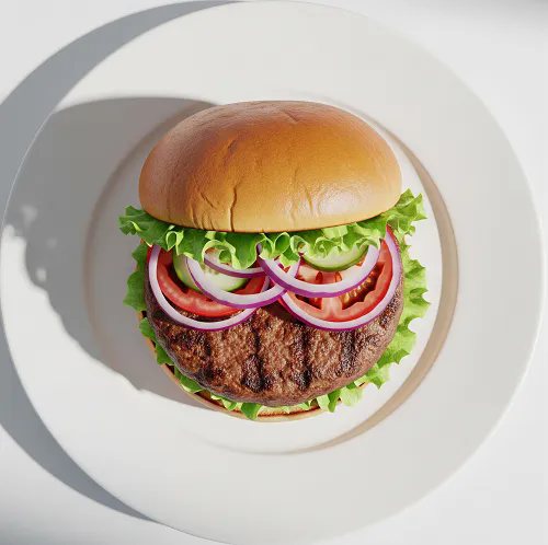 Kids Beef Burger Meal 