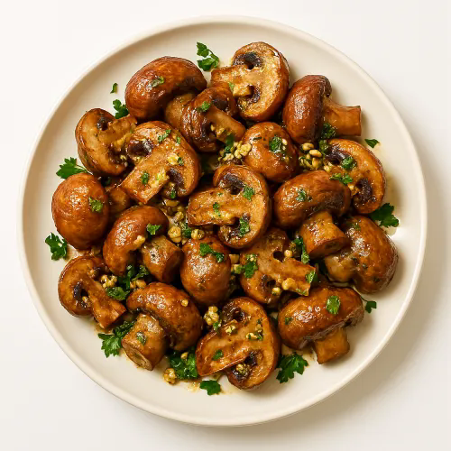 Garlic Mushrooms With Breadcrumbs 
