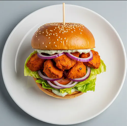 Chicken Tikka In Bun 