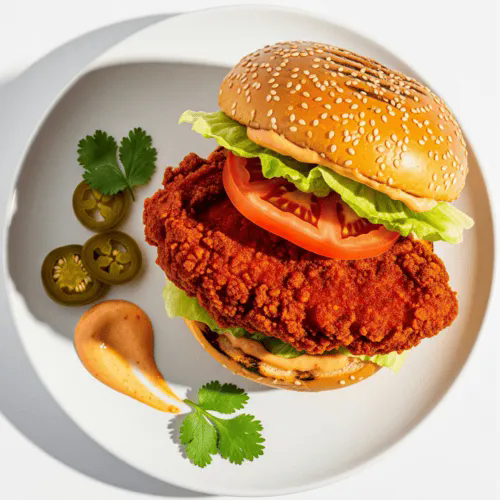 Hot & Spicy Chicken Fillet Burger 