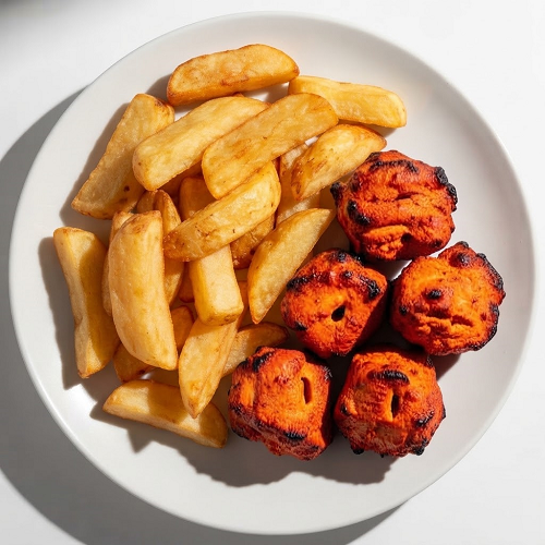 Chips & Chicken Tikka 
